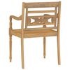 vidaXL 5 Piece Garden Dining Set Solid Wood Teak