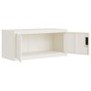 vidaXL File Cabinet White 90x40x240 cm Steel
