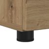 vidaXL Bathroom Cabinet with Drawer Artisan Oak 76.5 x 35 x 64 cm