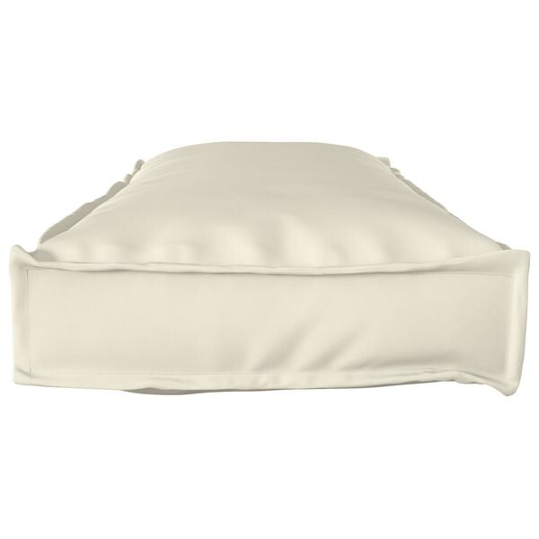 vidaXL Pallet Cushion Set 2 pcs Cream 120 x 40 x 8 cm Oxford Fbric