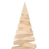 vidaXL Wooden Christmas Tree for Decoration 210 cm Solid Wood Pine