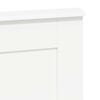 vidaXL Headboard with Headboard White 140 cm Engineered Wood