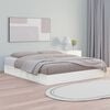 vidaXL Bed Frame without Mattress White 120x200 cm Solid Wood