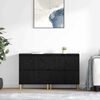 vidaXL Sideboards 2 pcs Black Oak 60 x 35 x 70 cm Engineered Wood
