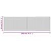 vidaXL Rug Rectangular Black 60x200 cm Bamboo