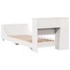 vidaXL Bed Frame without Mattress White 90x200 cm Solid Wood Pine
