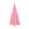 vidaXL Christmas Tree with 300 LEDs with Stand Pink 210 cm PVC