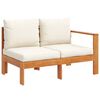vidaXL 6 Piece Garden Sofa Set with Cushions Solid Wood Acacia