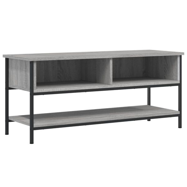 vidaXL TV Cabinet Grey Sonoma 100x35x45 cm Engineered Wood