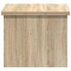 vidaXL Coffee Table Sonoma Oak 55 x 54.5 x 45 cm Engineered wood