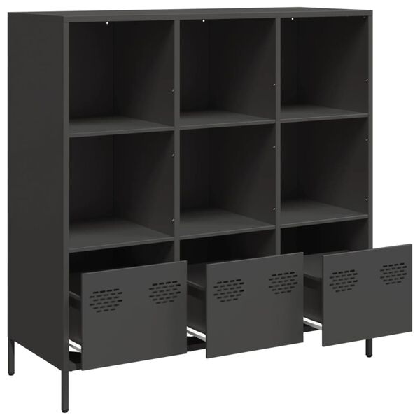 vidaXL Highboard&nbsp;Black 101.5x39x103.5 cm Steel