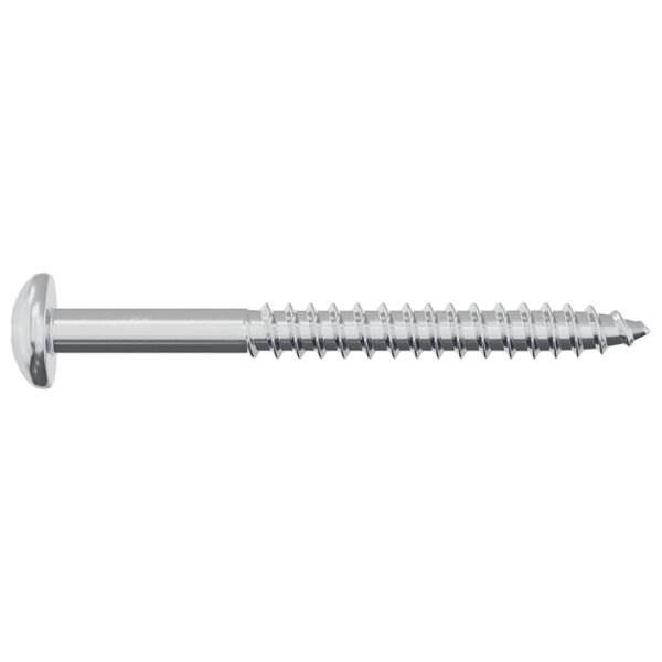 vidaXL Wood Screw 3273 pcs Silver 9.8 x 53 mm Steel