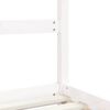 vidaXL Kids Bed Frame White 90x190 cm Solid Wood Pine