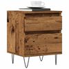 vidaXL Bedside Cabinets 2 pcs Old Wood 40x35x50 cm Engineered Wood
