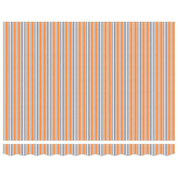 vidaXL Retractable Awning Multicolour 250 x 200 cm Fabric