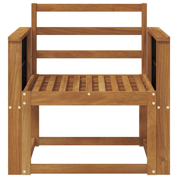 vidaXL Outdoor Sofa Solid Acacia Wood Natural