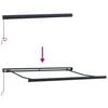 vidaXL Retractable Awning White 300 x 250 cm Fabric and Metal
