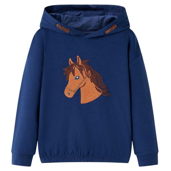 Kids' Hooded Sweatshirt Navy 104