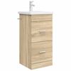 vidaXL Bathroom Vanity with Sink Sonoma Oak 42 x 40 x 84.5 cm