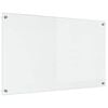 vidaXL Kitchen Backsplash Transparent 100 x 60 cm Tempered Glass