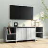 vidaXL TV Cabinet Grey Sonoma 130x35x50 cm Engineered Wood