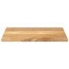 vidaXL Table Top 80x50x3.8 cm Rectangular Solid Wood Mango