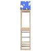 vidaXL Play Tower Brown 52.5 x 85 x 265 cm Solid Pine Wood