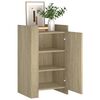 vidaXL Sideboard Sonoma Oak 45x35x75 cm Engineered Wood