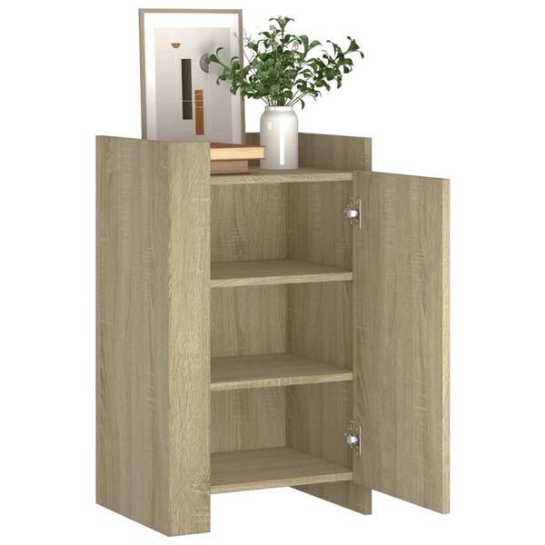 vidaXL Sideboard Sonoma Oak 45x35x75 cm Engineered Wood