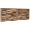 vidaXL Headboard Wall-mounted Natural 140 cm Solid Teak Wood