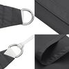 vidaXL Sunshade Sail Oxford Fabric Square 6x6 m Anthracite