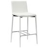 vidaXL 5 Piece Bar Set Faux Leather White