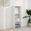 vidaXL Bookcase White 40x30x114 cm Engineered Wood