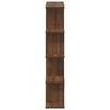 vidaXL Wall Cube Shelf 12 Compartments Brown Oak Engineered Wood