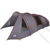 vidaXL Tunnel Tent with Roof Grey and Orange 890 x 470 x 220 cm