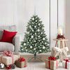 vidaXL Artificial Christmas Tree with 150 LEDs with Stand Green 120 cm