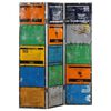 vidaXL Room Divider Multicolour 45x17x167 cm Iron