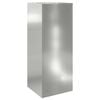 vidaXL Parcel Drop Box Black 41 x 38 x 103 cm Galvanised Steel