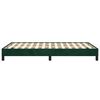 vidaXL Bed Frame without Mattress Dark Green 120x190 cm Small Double Velvet