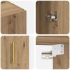 vidaXL Wall-Mounted Cabinet 2 pcs Artisan Oak 69.5 x 34 x 90 cm