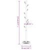 vidaXL Coat Stand Blue 172 cm Powder-coated Iron