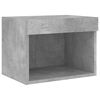 vidaXL 8 Piece TV Wall Units with LED Concrete Grey Engineered Wood