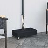 vidaXL Umbrella Base Black 45x25x8 cm Granite