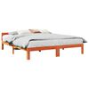 vidaXL Bed Frame without Mattress Wax Brown 160x200 cm Solid Wood Pine