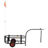 vidaXL Fishing Trolley Black Steel