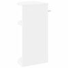 vidaXL End Table White 29.6 x 29.6 x 60 cm Engineered Wood