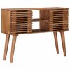 vidaXL End Tables with Storage Natural 100 x 30 x 75 cm