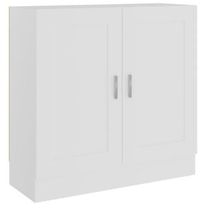 vidaXL Book Cabinet White 82,5x30,5x80 cm Engineered Wood