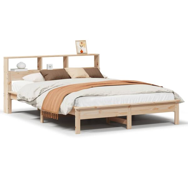 vidaXL Bed Frame without Mattress 160x200 cm Solid Wood Pine