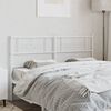 vidaXL Metal Headboard White 150 cm